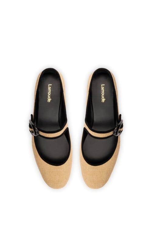 Larroude Verona Ballet Flat In Neutral