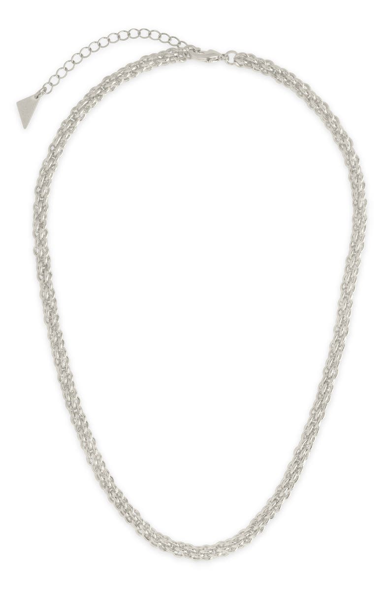 Sterling Forever Yara Chain Necklace, Main, color, 