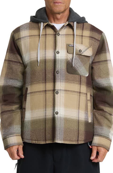 Mantra Hooded Insulated Flannel Jacket