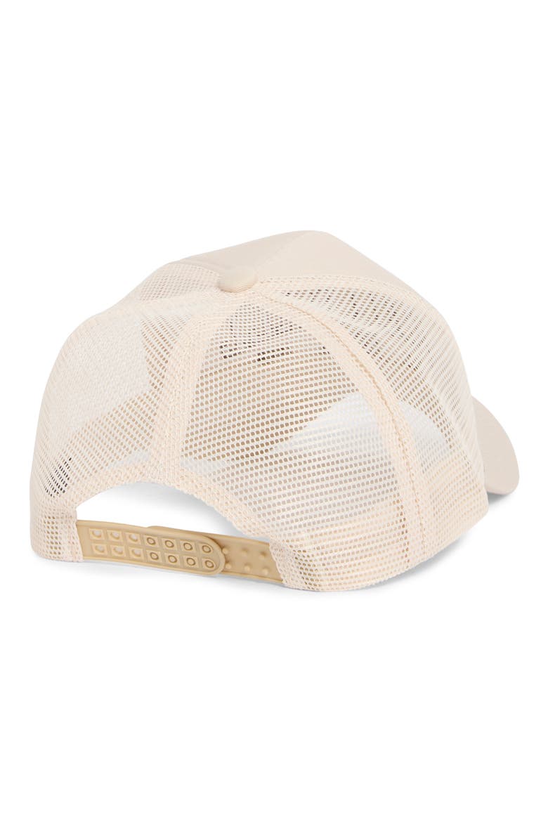Football Era Trucker Hat, Alternate, color, BEIGE