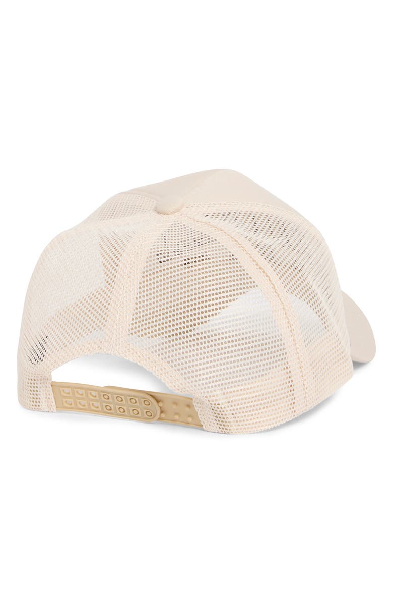 WORN/WEST Football Era Trucker Hat, Alternate, color, Beige