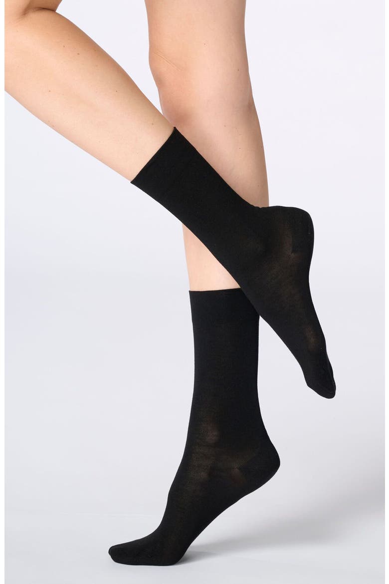 Perfect Comfort Socks, Main, color, BLACK