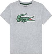 Lacoste Kids' Puff Logo Organic Cotton T-Shirt