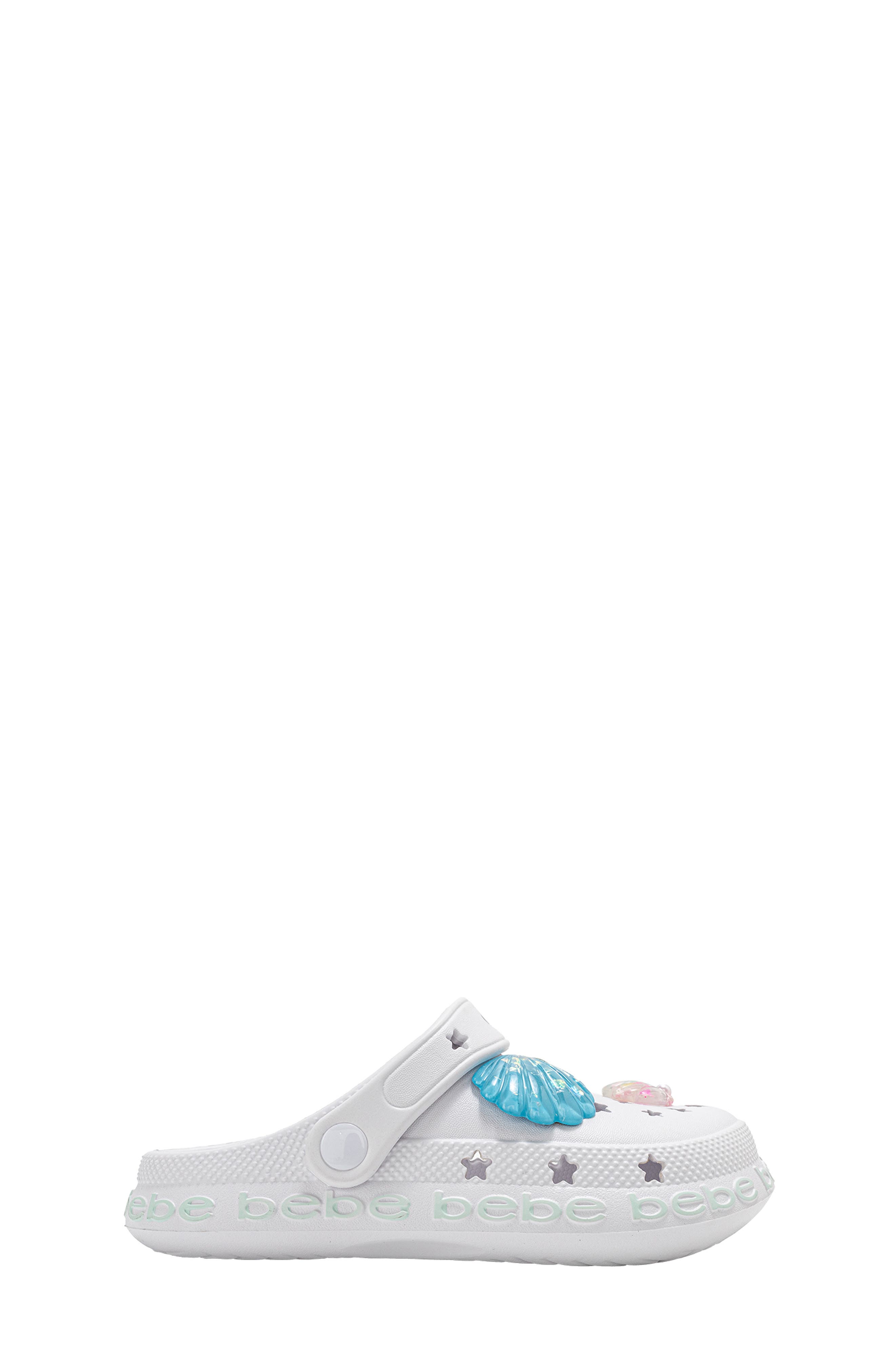 bebe Kids' Caetana Clog, Alternate, color, White
