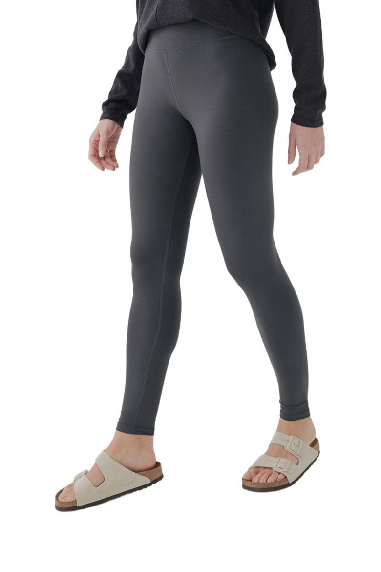 PureFit Legging Made With Organic Cotton, Alternate, color, Storm