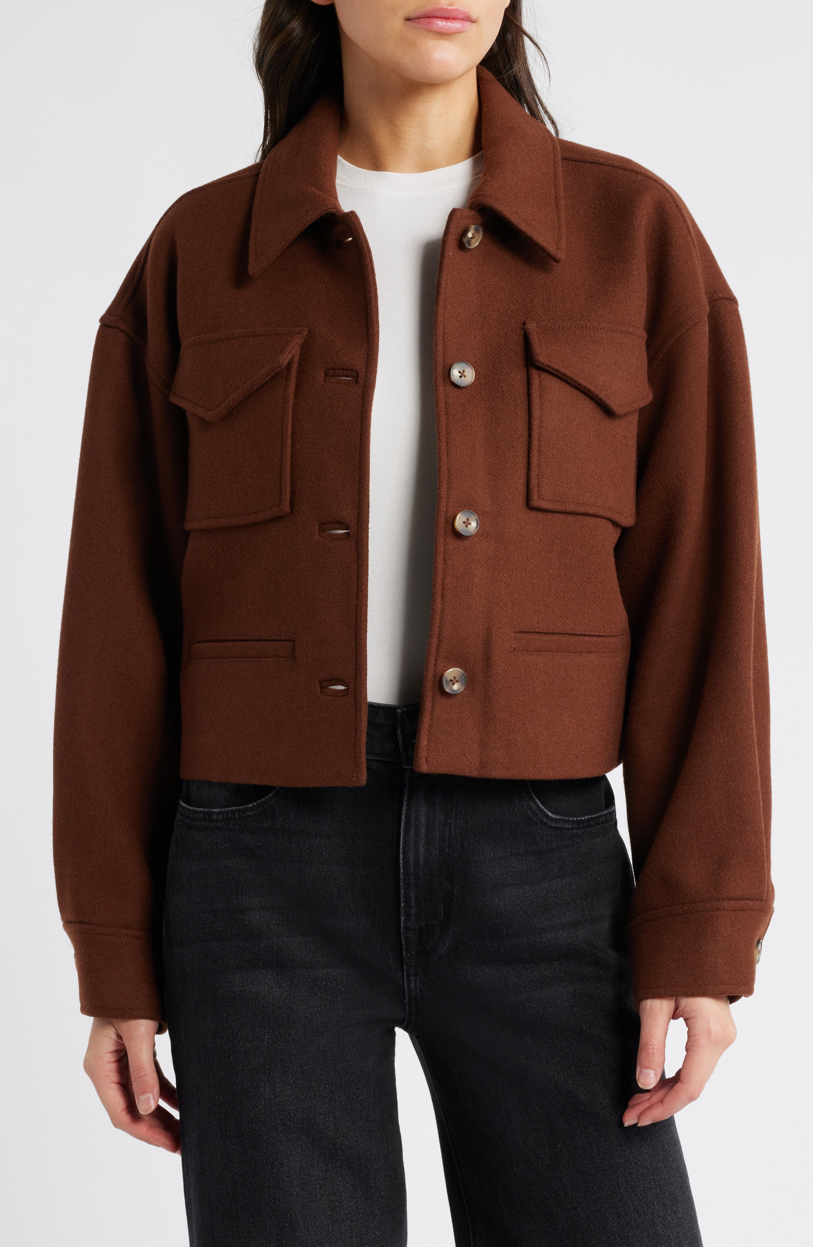 PAIGE Ashtyn Wool Blend Jacket