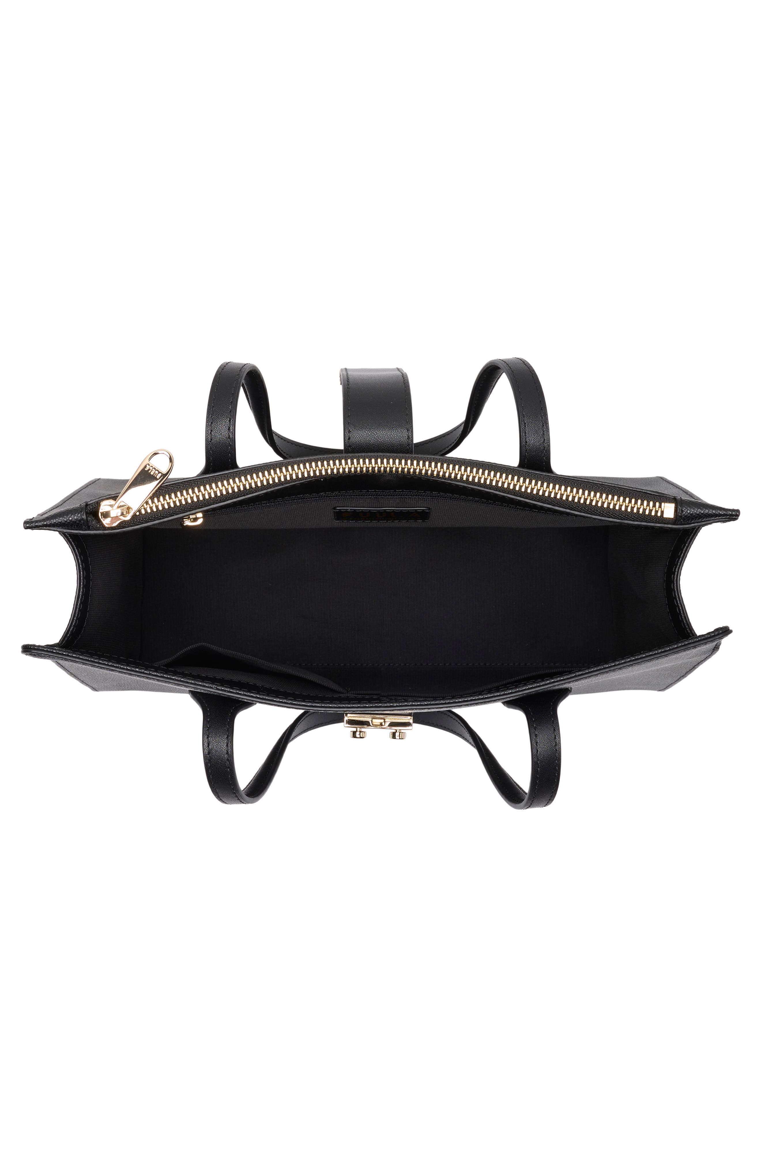 Metropolis Leather Tote Bag, Alternate, color, NERO
