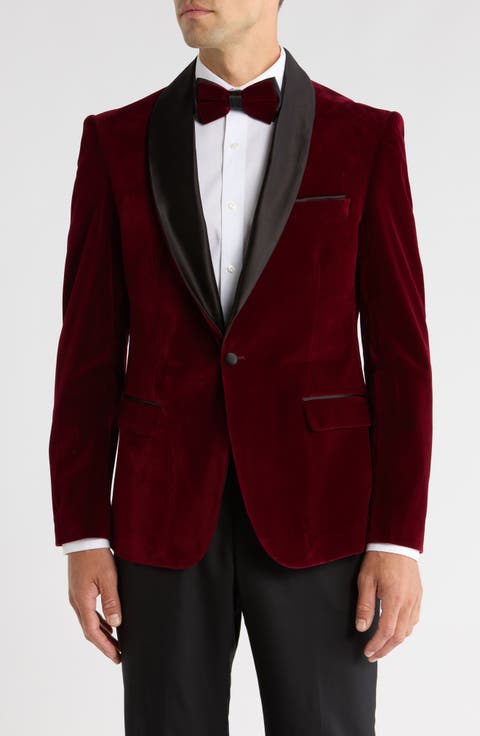 Shawl Collar Velvet Dinner Jacket