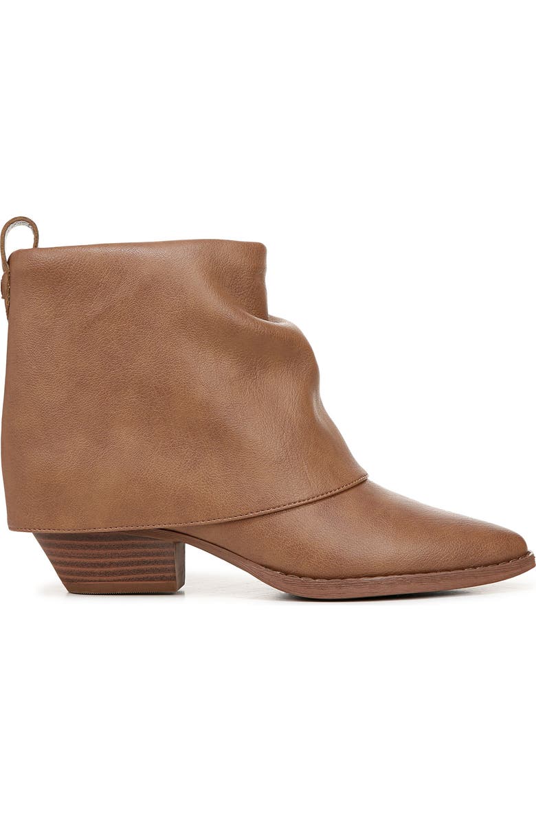 Zodiac Malina Snake Embossed Western Bootie, Alternate, color, Warm Taupe