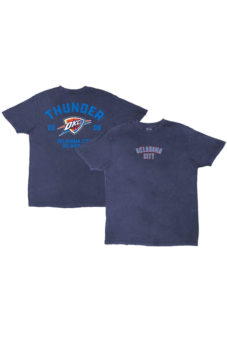 Stadium Essentials Unisex Stadium Essentials Denim Oklahoma City Thunder Get Back Oversized Vintage Wash T-Shirt, Main, color, Denim