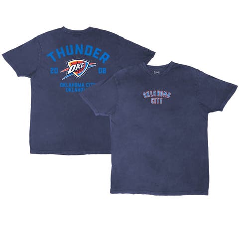 Unisex Stadium Essentials  Denim Oklahoma City Thunder Get Back Oversized Vintage Wash T-Shirt
