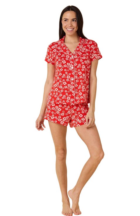 Pima Knit Short Set Floral