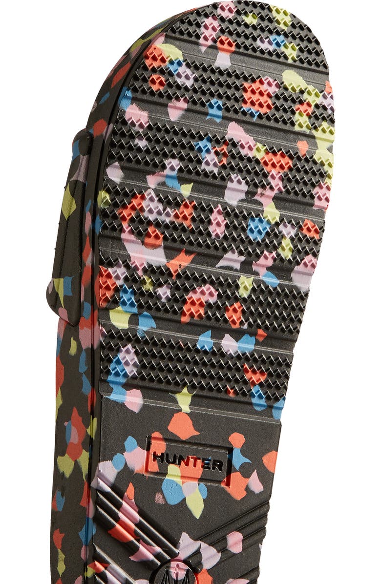 Hunter Original Marble Slide Sandal, Alternate, color,