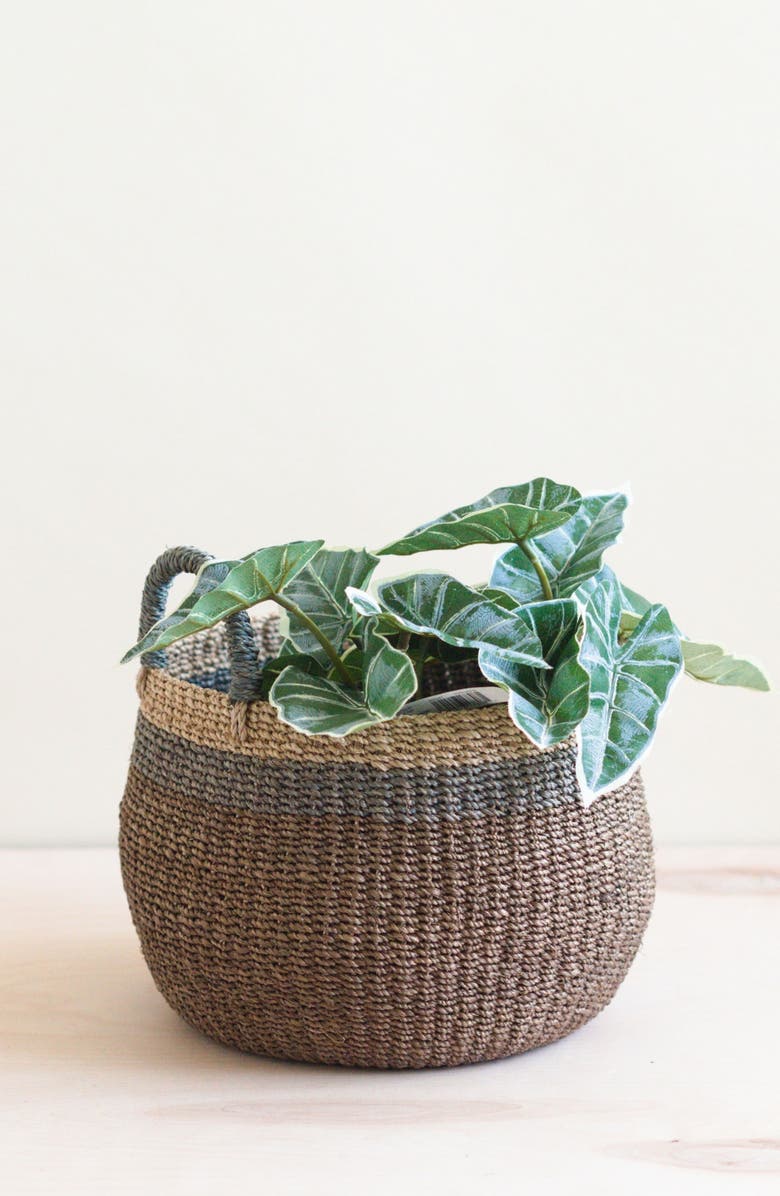 LIKHA Tabletop Bulge Basket, Alternate, color, Brown