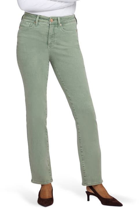 Marilyn High Waist Straight Leg Jeans