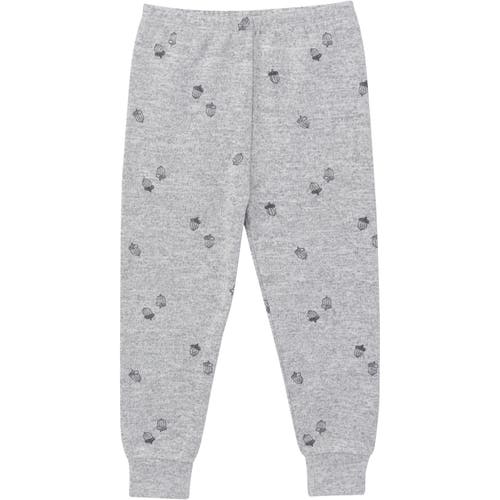 Modern Moments™ By Gerber Hacci Pajama Top & Pant Set In Medium Grey Heather Acorn