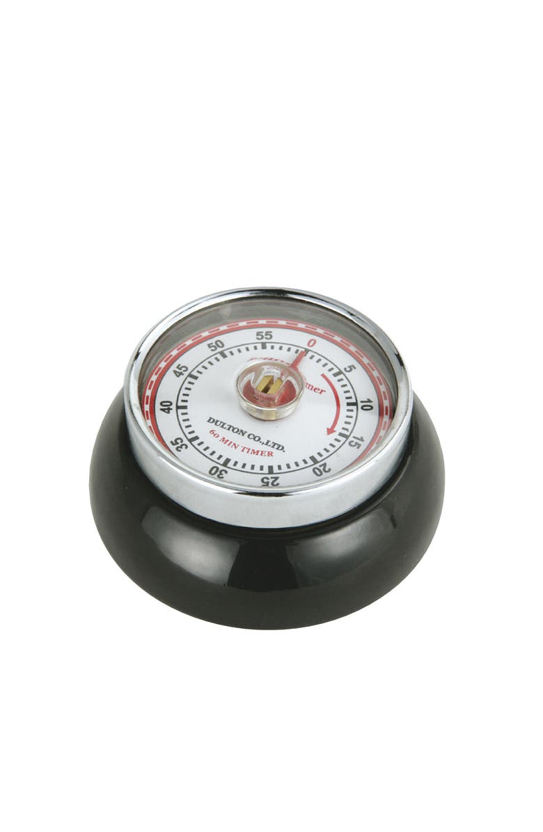 ZASSENHAUS Magnetic Retro 60 Minute Kitchen Timer, 2.75-Inch, Main, color, Black