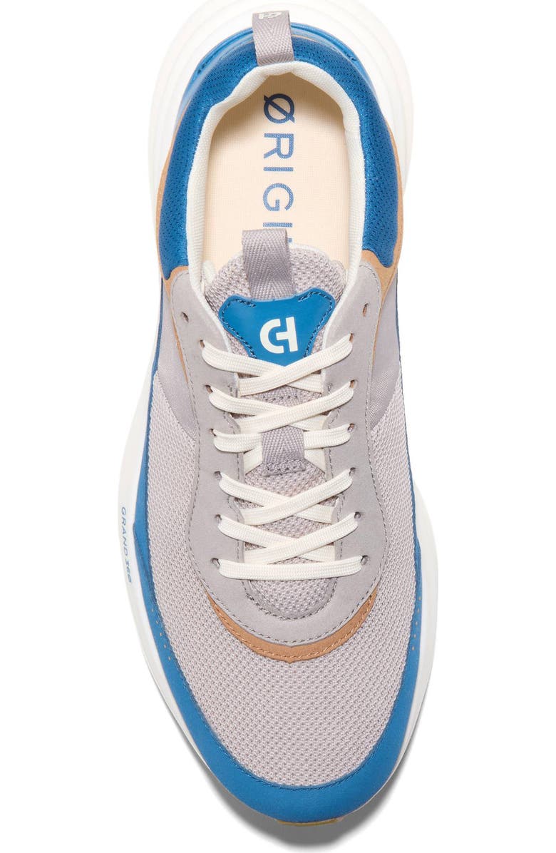 Cole Haan Øriginal Grand Quadstar Running Shoe, Alternate, color, Paloma / Dark Blue / Ivory