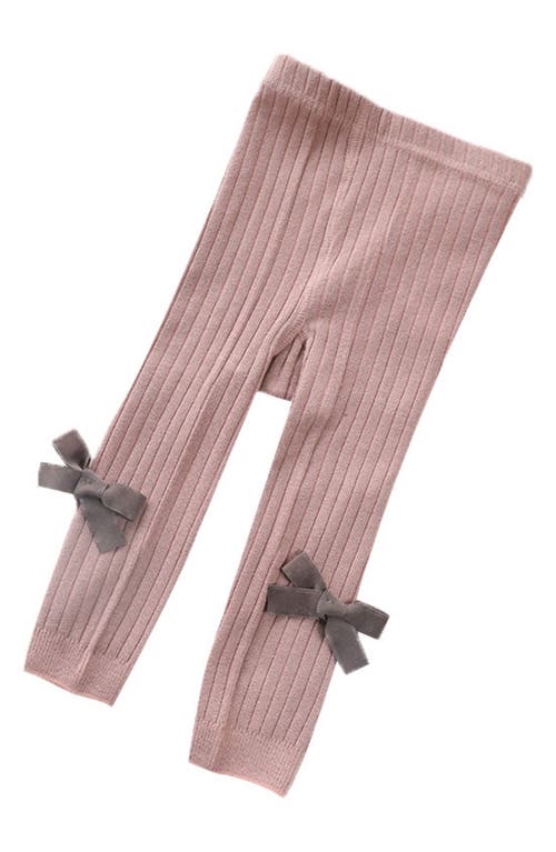 Ashmi & Co. Mila Knit Cotton Leggings in Pink 