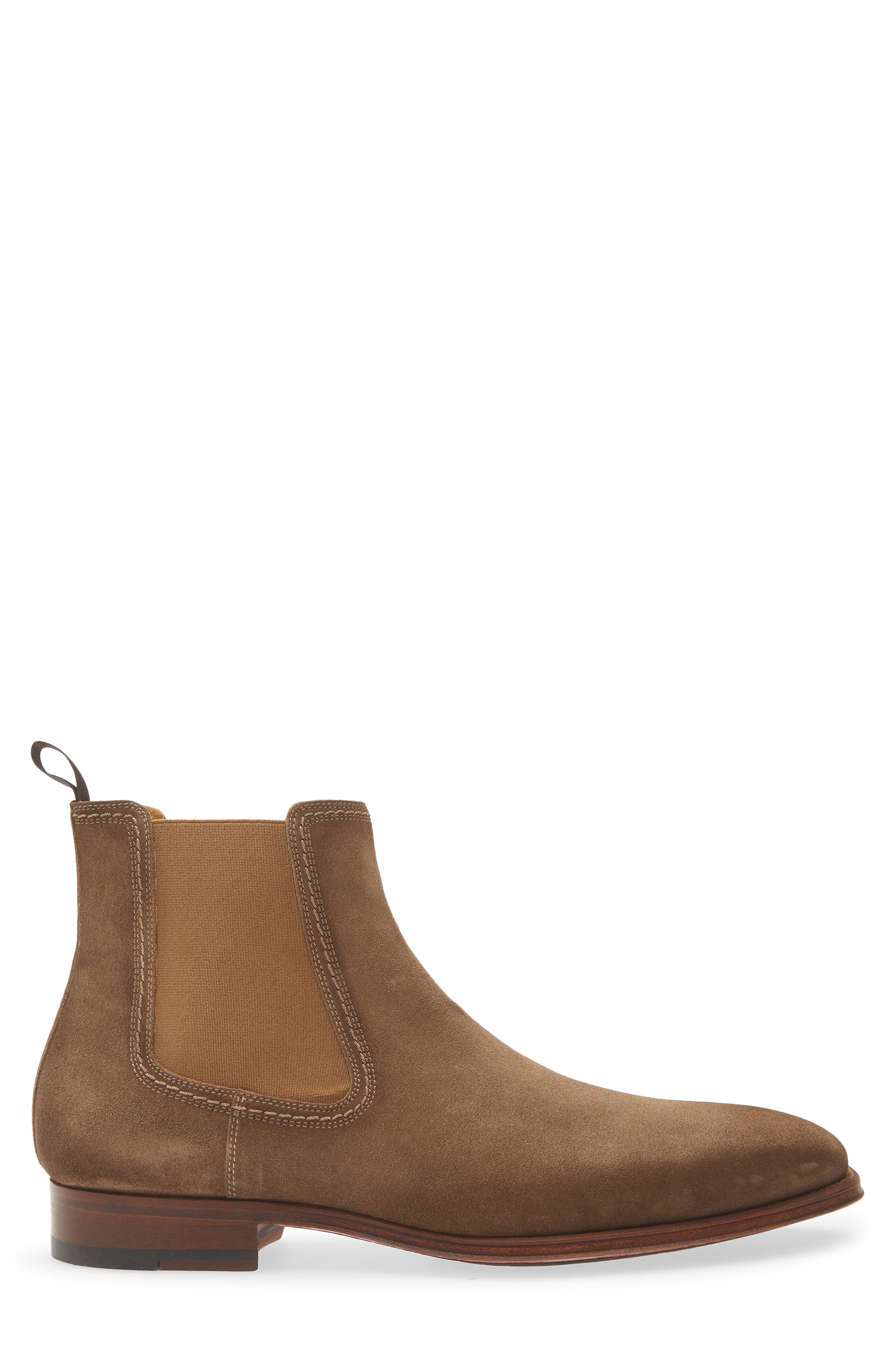 Marshall Water Resistant Chelsea Boot, Alternate, color, TAUPE SUEDE