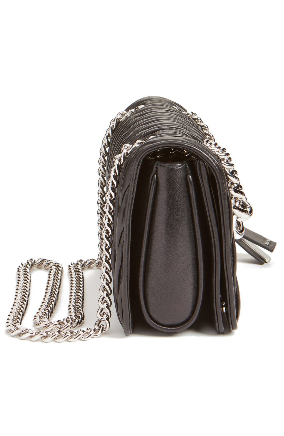 Miu Miu 'Club' Matelassé Leather Shoulder Bag, Alternate, color, 