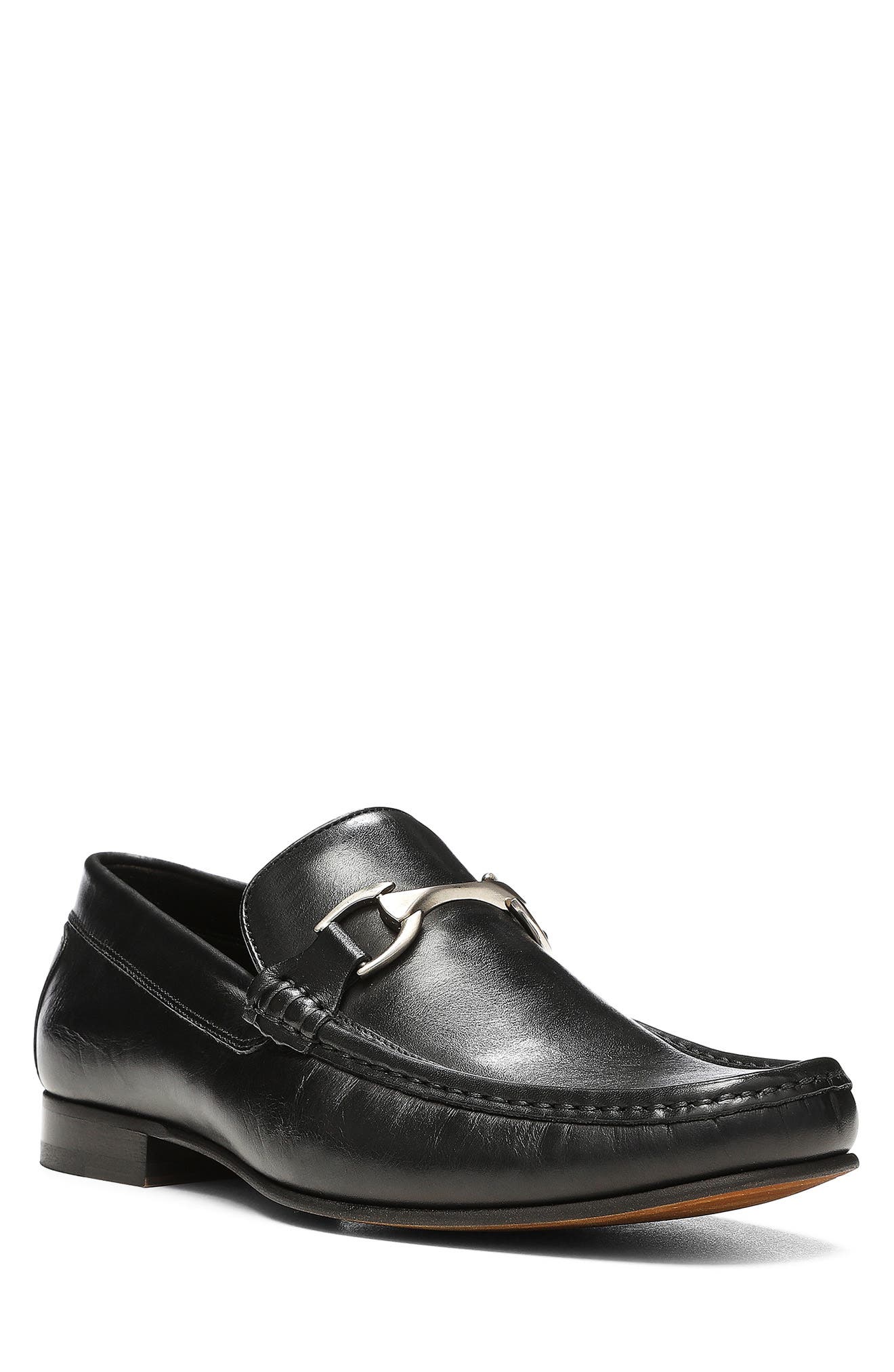 Donald Pliner Leather Bit Loafer