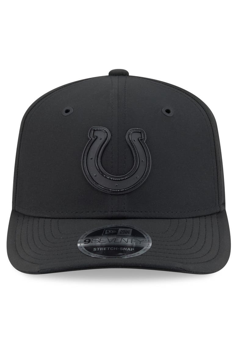 Men's New Era Black Indianapolis Colts 2026 Sideline 9SEVENTY Adjustable Hat, Alternate, color, Black