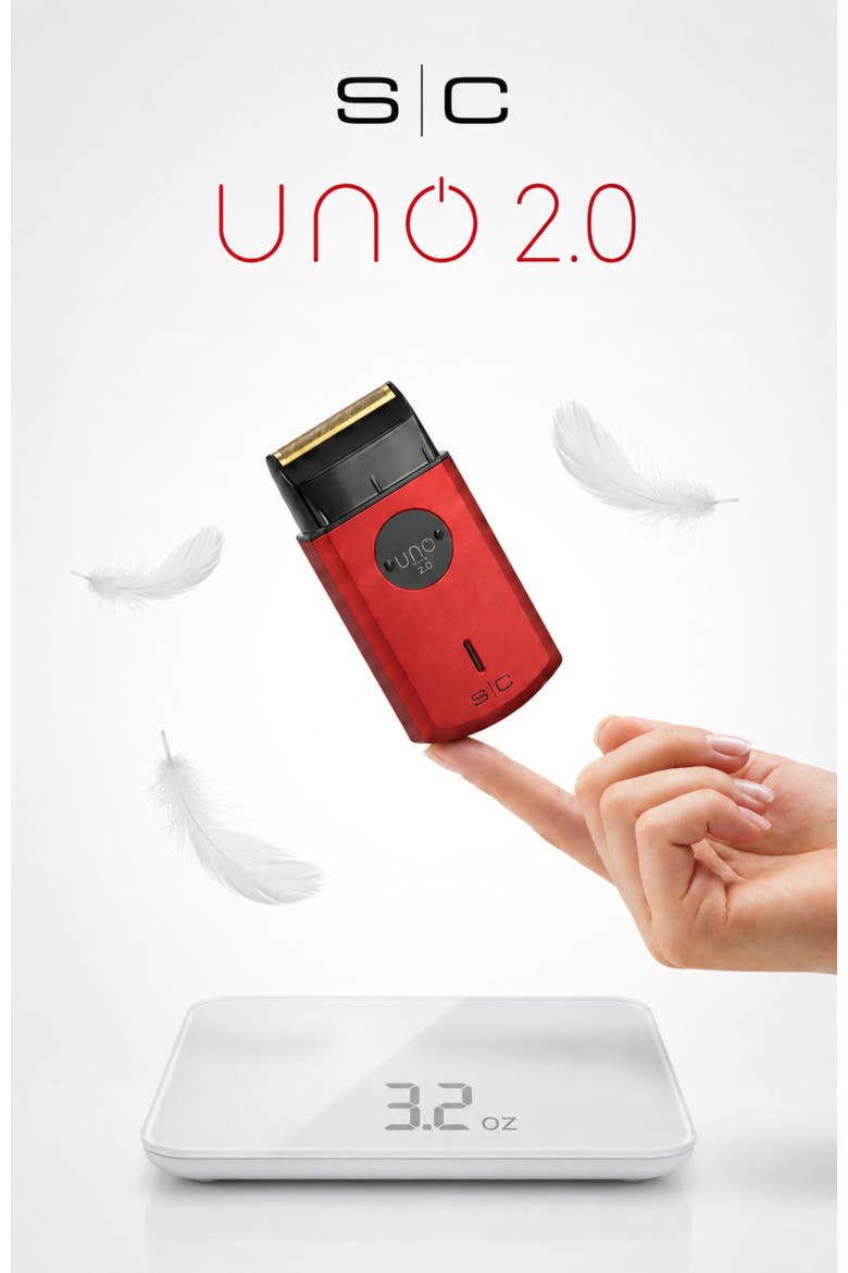 Uno 2.0 Compact Cordless Single Foil Shaver, Alternate, color, Red