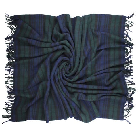 Highland Tweeds Pure New Wool Fluffy Throw
