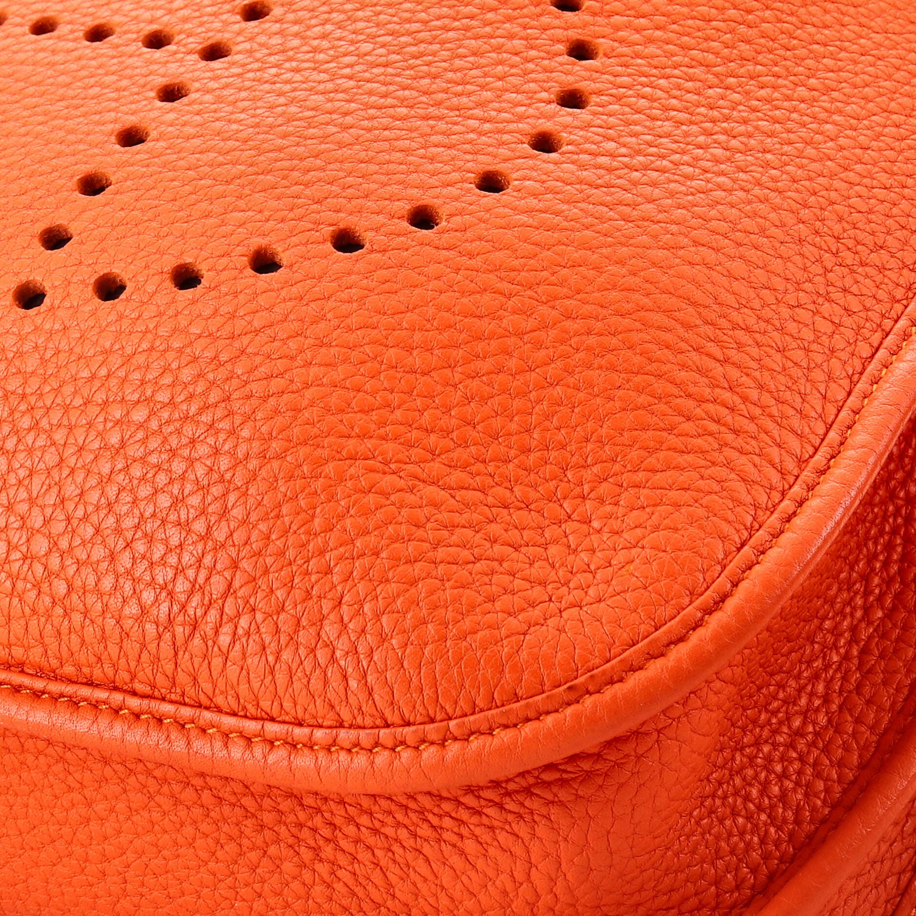 Pre-Owned Hermes Evelyne Bag Gen III Clemence PM, Alternate, color, Feu