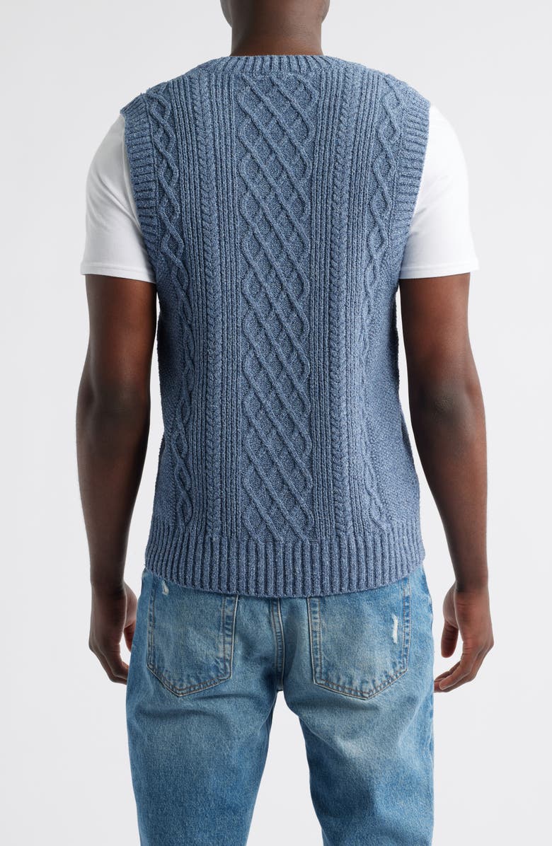 Rails Lee Cable Stitch Sweater Vest, Alternate, color, 