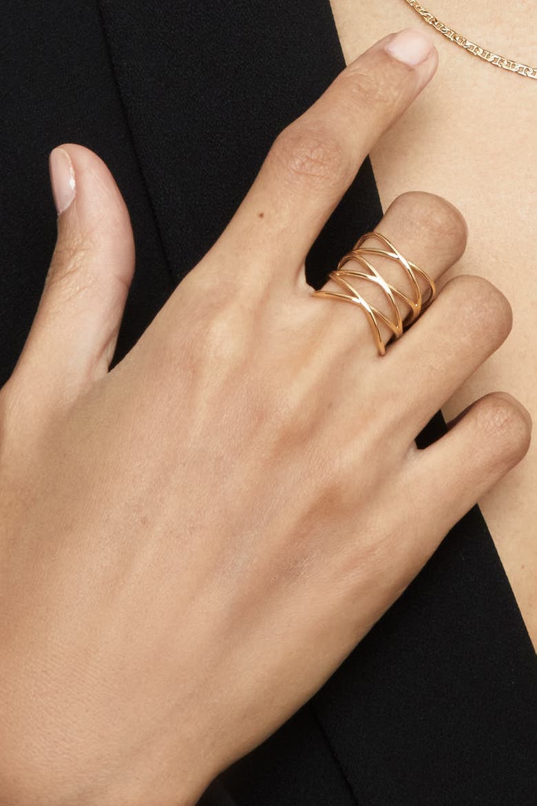 14K Yellow Gold West Side Highway Ring, Alternate, color, Yellow Gold