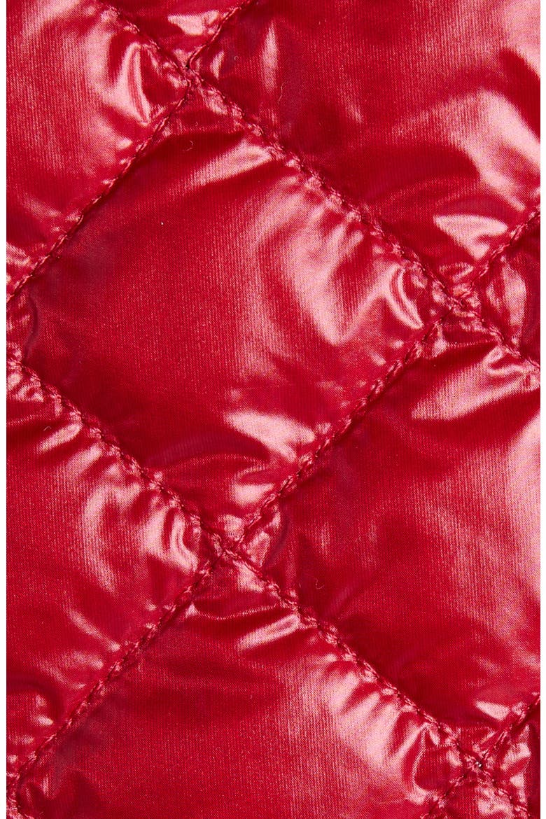 Quilted Miniskirt, Alternate, color, RED AUBURN
