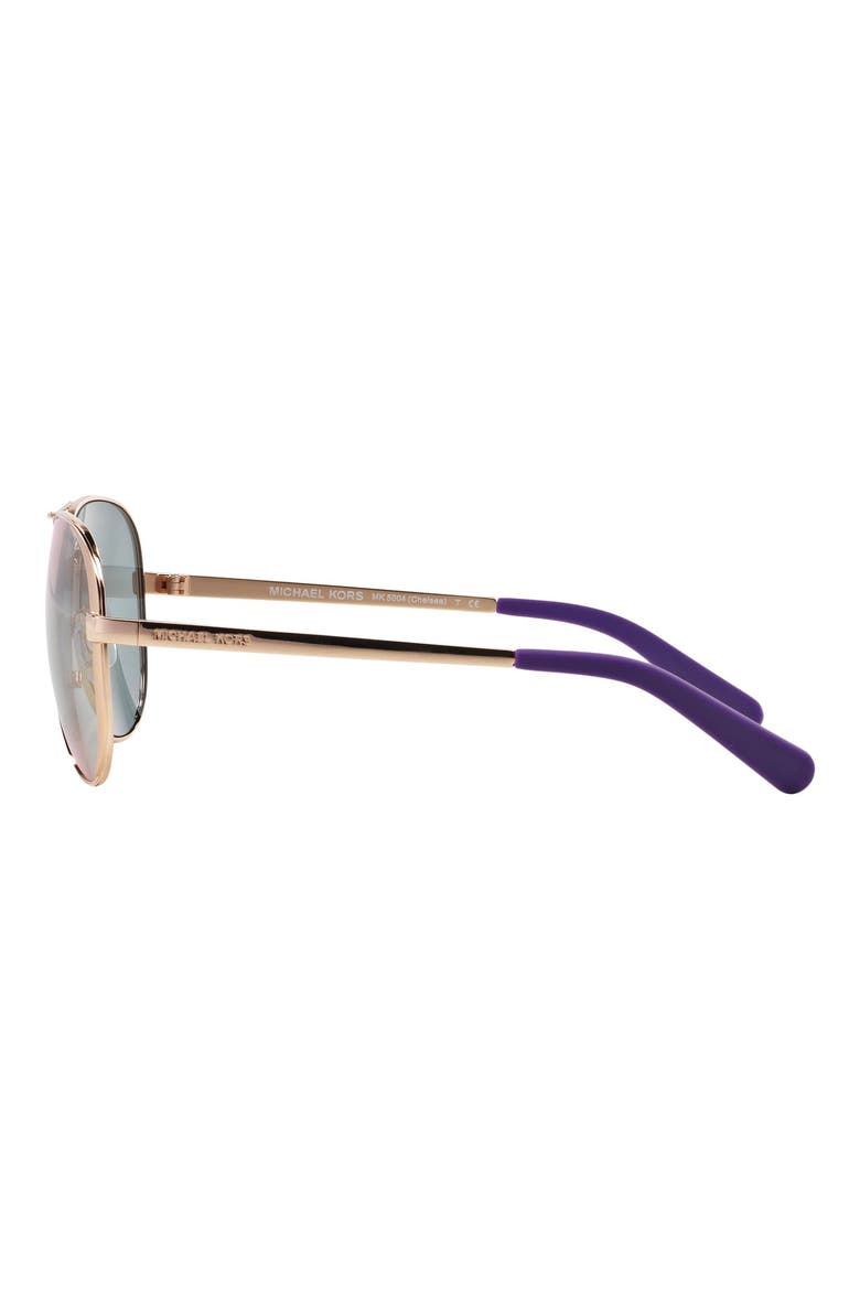 Collection 59mm Aviator Sunglasses, Alternate, color, PURPLE