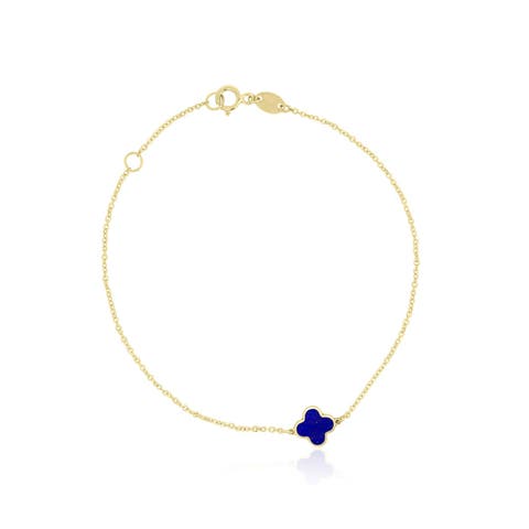 Mini Lapis Single Clover Bracelet