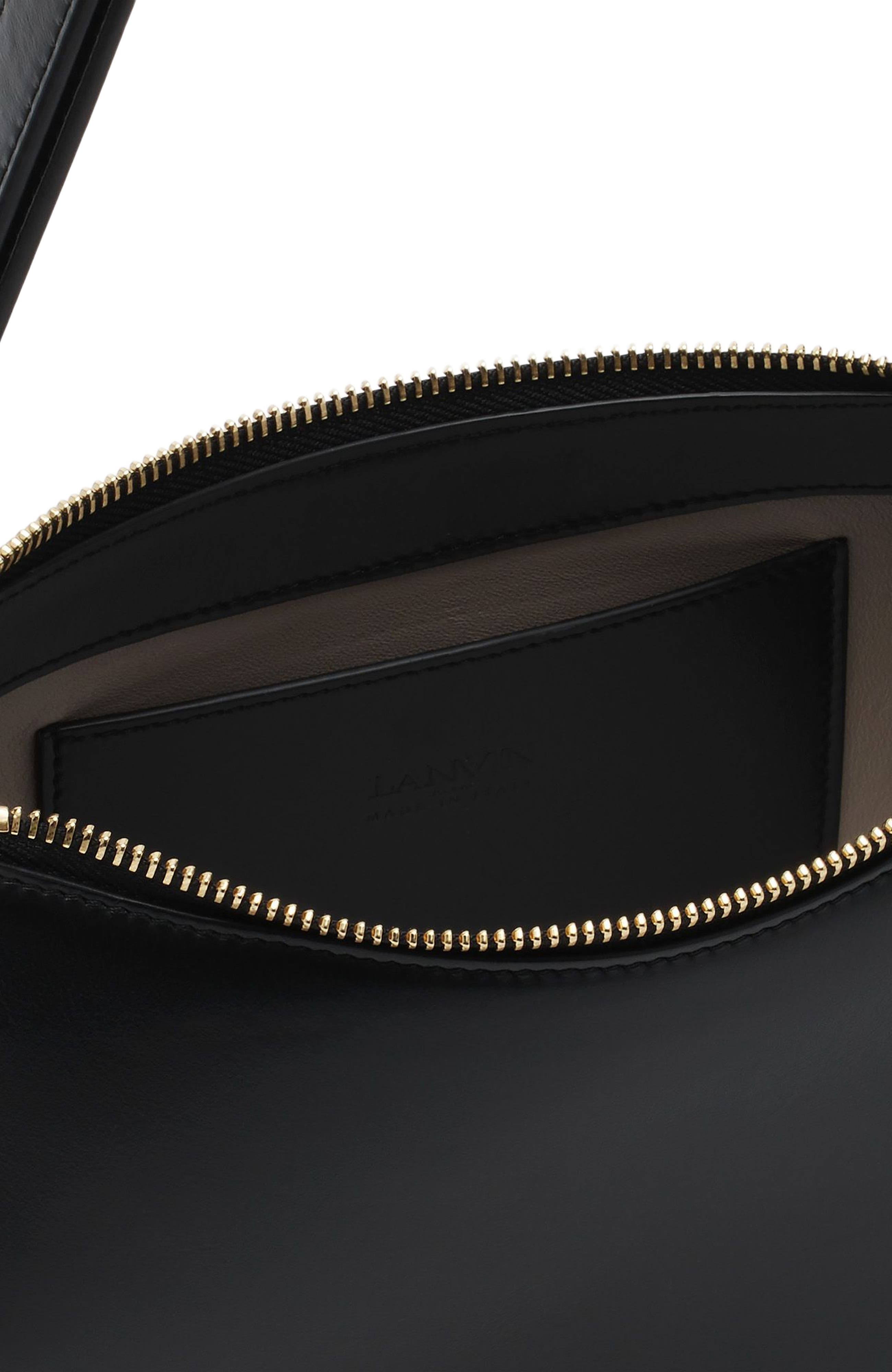 Lanvin Concerto Hobo Leather Bag, Alternate, color, 