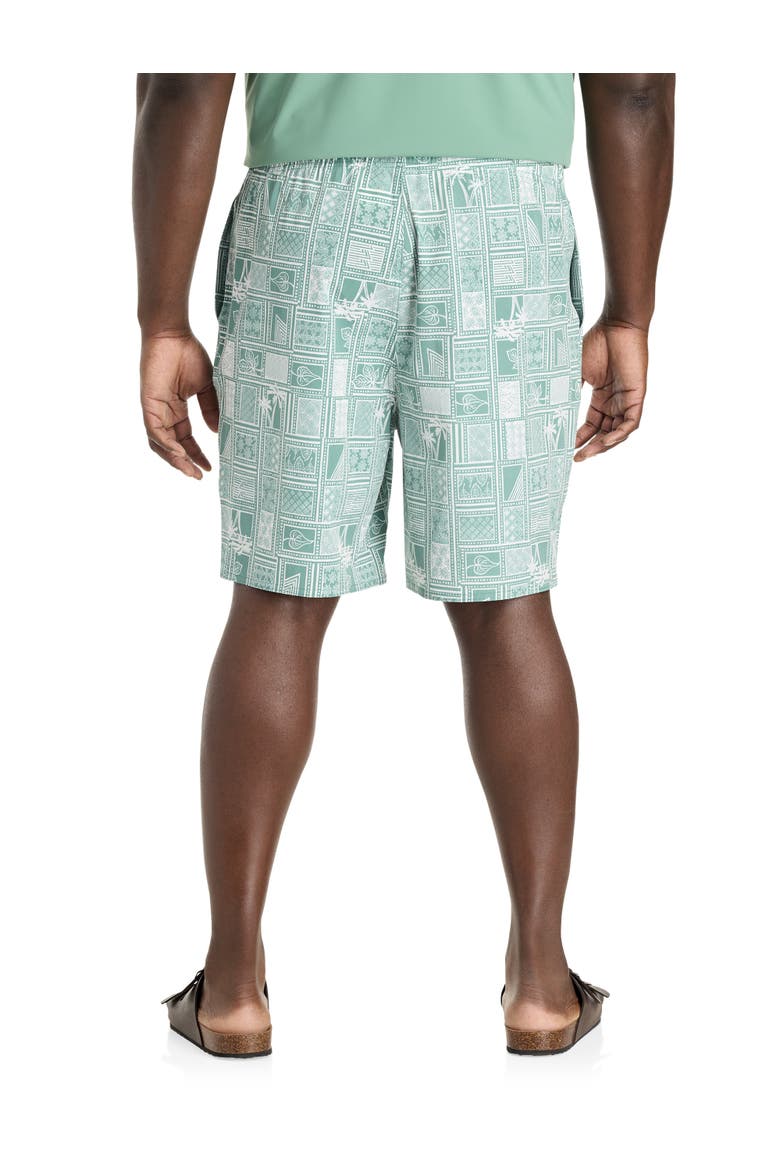 Big & Tall Cabana Performance Shorts, Alternate, color, GREEN