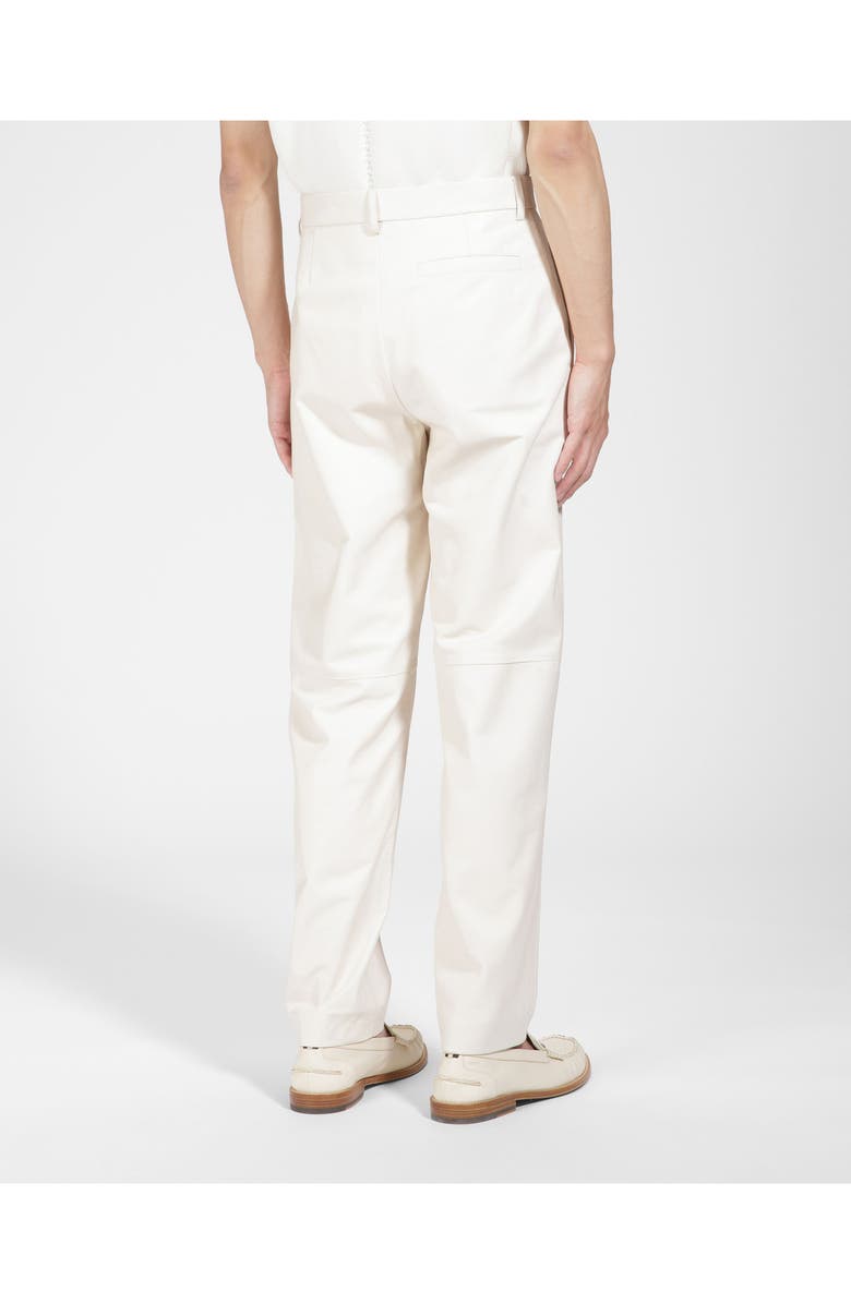 Bally Leather Trousers, Alternate, color, White