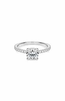 Round Cut Cubic Zirconia Solitaire Ring