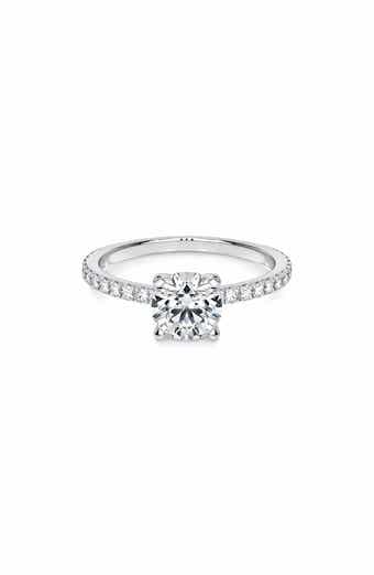Round Cut Cubic Zirconia Solitaire Ring
