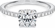 GABI RIELLE Round Cut Cubic Zirconia Solitaire Ring