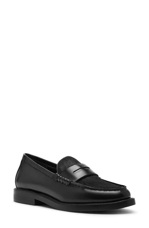 Madison Genuine Calf Hair Penny Loafer (Women)