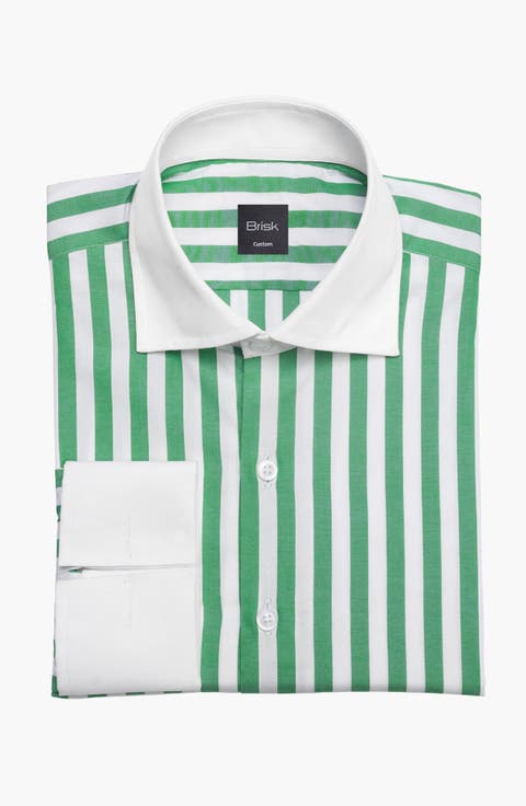 Bold Striped Pima Cotton Shirt