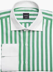 BRISK Bold Striped Pima Cotton Shirt