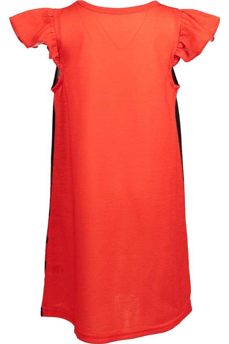 Ladybug Pajama Nightgown, Alternate, color, Ladybug Red Black