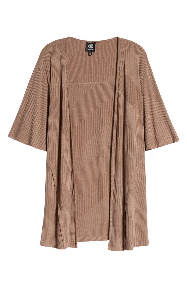 Bobeau Open Front Cardigan, Alternate, color, 