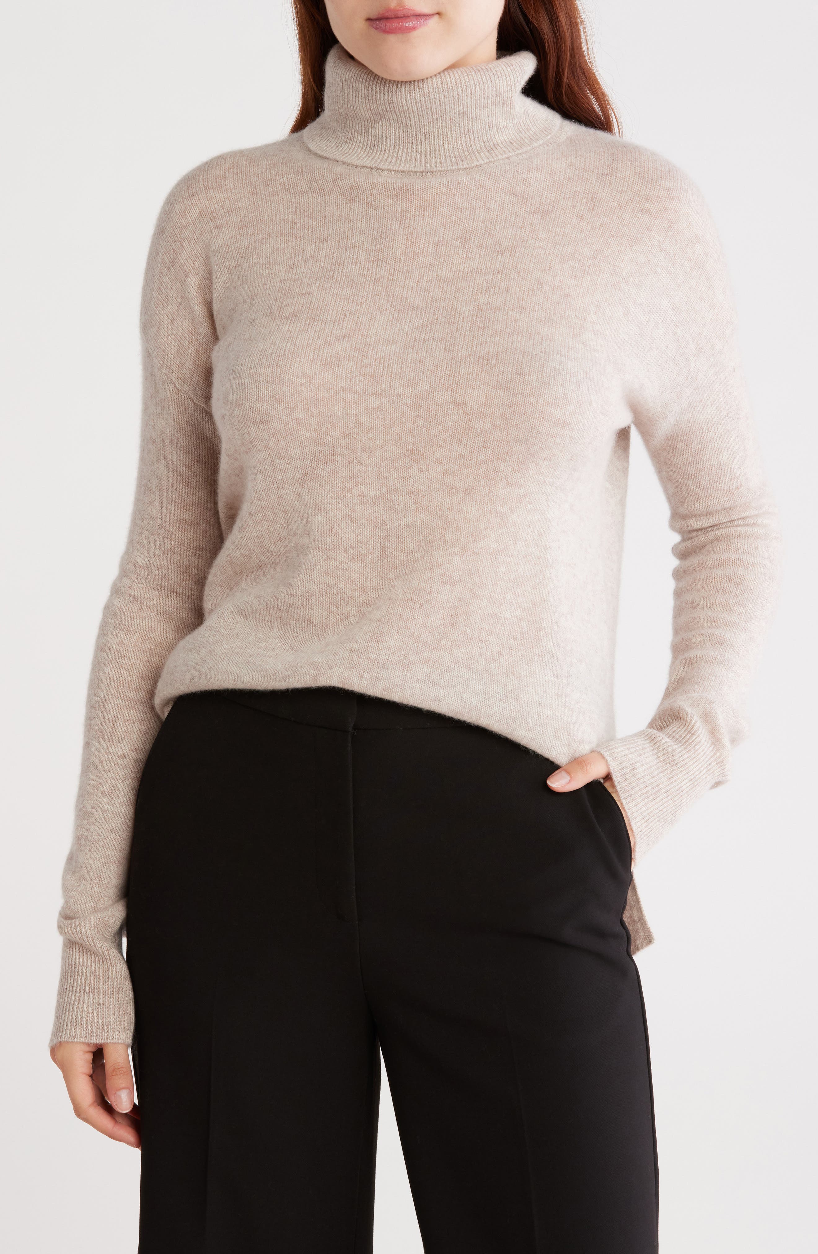 Nordstrom Cashmere Turtleneck Sweater
