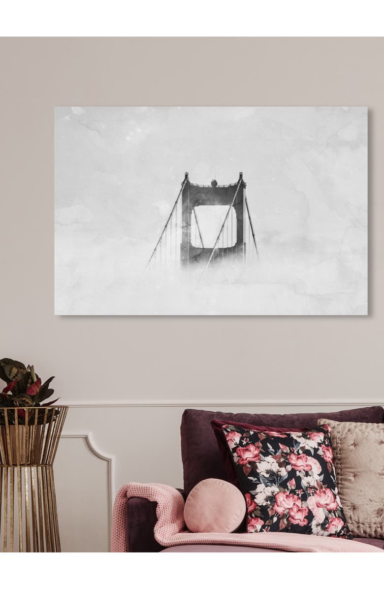 Oliver Gal Up So High Golden Gate Bridge Canvas Wall Art, Alternate, color,
