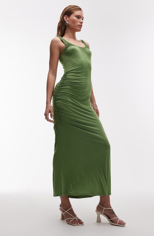 Topshop Slinky Scoop Neck Maxi Dress