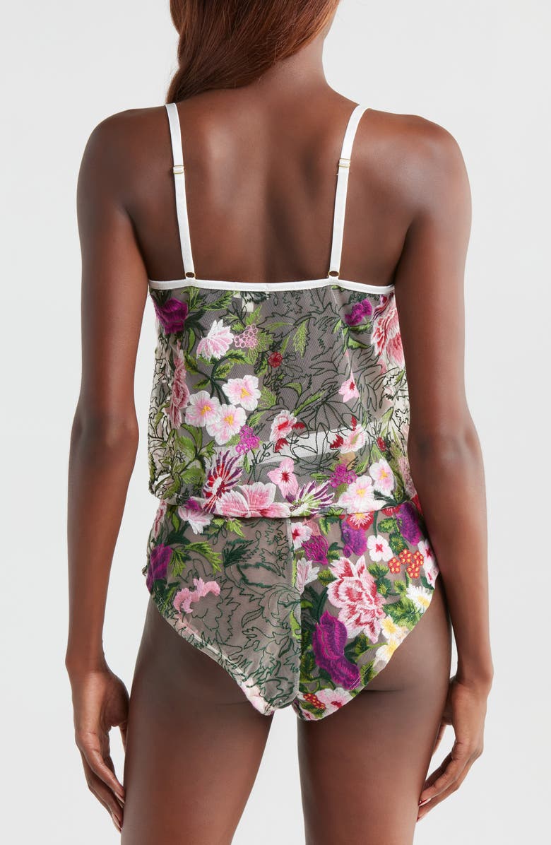 KILO BRAVA Embroidered Mesh Camisole, Alternate, color, Multicolor Floral